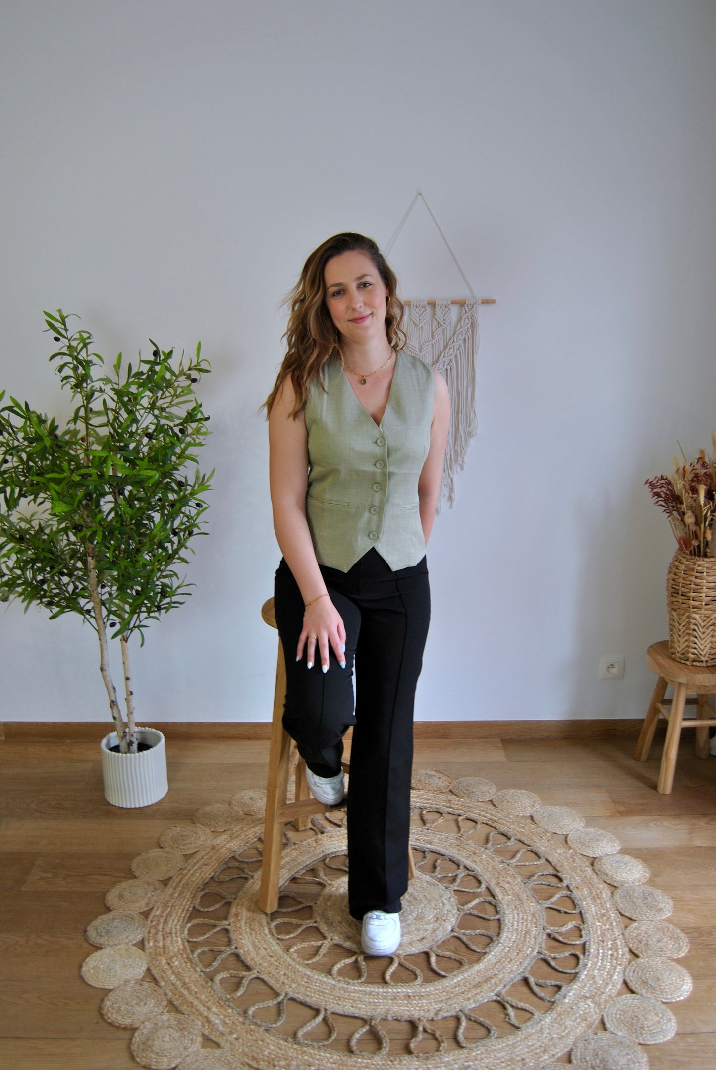 FLARED BROEK I ZWART